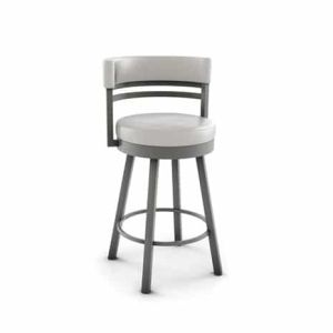 $489
Measures 18"W x 21"D.
Available as a bar stool or counter stool.
Multiple fabrics and finishes available. Ronny Stool