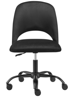 $289
Measures 20"W x 23"D x 24"H. Alby Green Office Chair