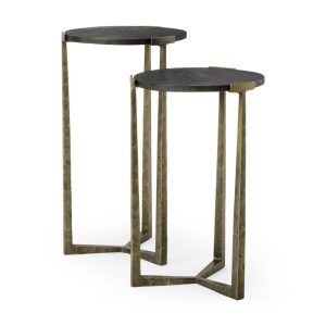 $639
Measures 13" Diameter x 24"H Atticus Accent Table