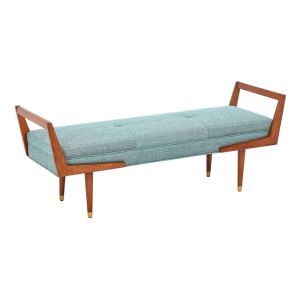 $569
Measures 59"W x 20"D x 22.5"H. Boomerang Bench