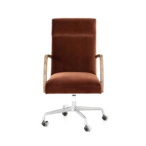 $779-$1,179
Measures 23"W x 27"D x 43"H
Fabric or leather options available. Bryson Desk Chair