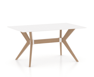 $1,939
Measures 60"L x 36"D x 30"H.
Available in a variety of finishes for both top and base. Downtown Dining Table