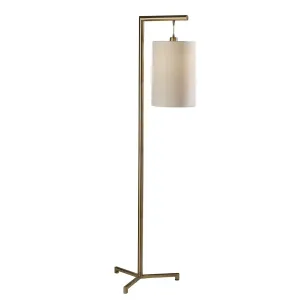 $259
Measures 65.5" tall.
Shown in antique brass, available in black. Reggie Floor Lamp