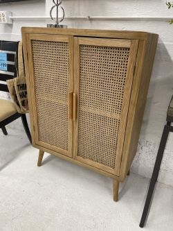 Cane Door Cabinet