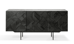Teak Graphic Sideboard