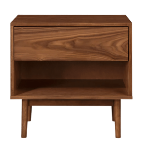 $379
Measures 23"W x 16"D x 22"H. Walnut Caffrey Nightstand