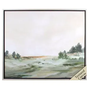 $239.
Measures 36"W x 30"H.
Framed Canvas Print Green Landscape Framed Print