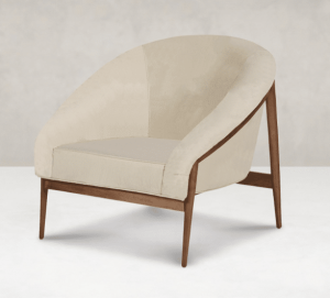 Fabric: $1,399-$2,589.
Leather: $2,239-$2,579.
Measures 36"W x 36"D x 32"H. Rose Chair